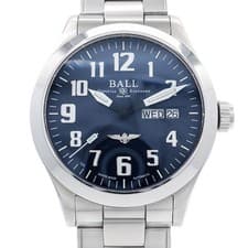 BALL Watch Engineer III Silver Star NM2182C-S2J-BE DayDate Navy SS Men Automatic