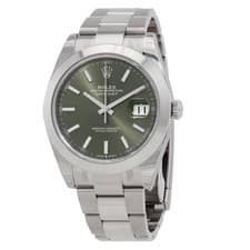 Rolex Datejust 41 Mint Green Dial Automatic Men's Oyster Watch M126300-0019