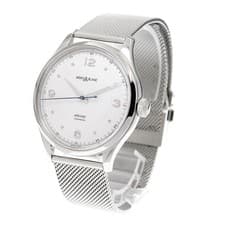 Montblanc Heritage 119945 Stainless Steel Silver Automatic Round Men's SS-Strap