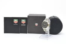 TAG Heuer 980.020N 1000 Professional Black Dial Date Quartz Men's Watch JAPAN