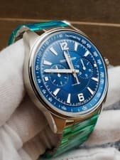 Jaeger LeCoultre Polaris Chronograph Blue 42 Q9028181 99% LNIB $14,200 List!