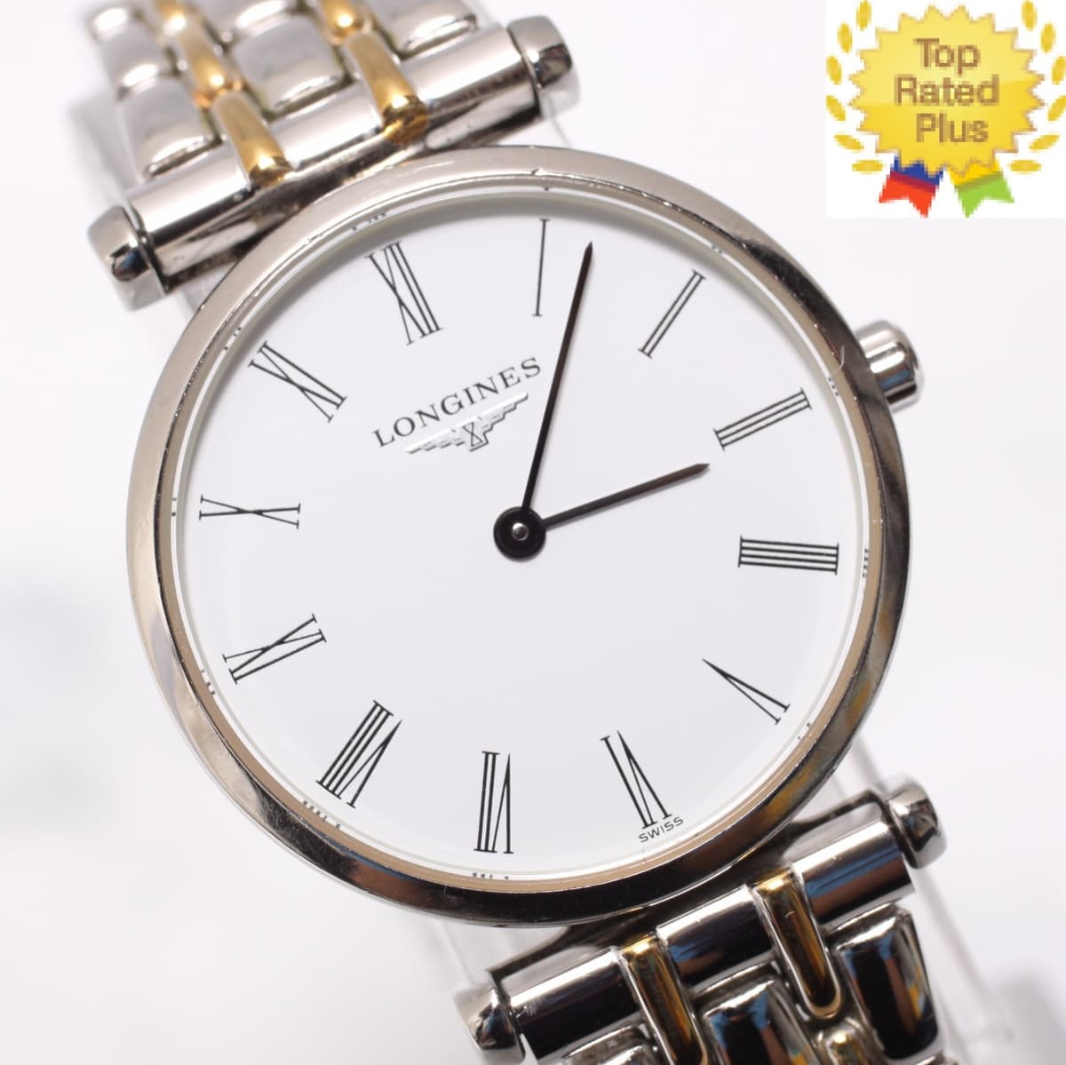 *NEAR MINT* Longines Grand Classic L4.209.4 24mm White Dial Quartz Women's Watch
