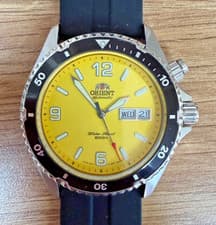 Orient Mako I 1st Gen Yellow Dial “Bumble Bee” Automatic Diver Rare Dual-Crown 2