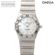 OMEGA Constellation Mini My Choice 1566 76 4P Diamond Bezel Ladies 12P Diamond Q