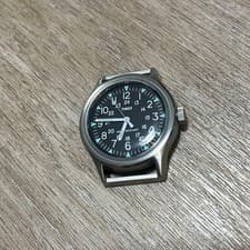 Timex Camper 36mm SS Timepiece Wristwatch Stainless Steel Authentic Vintage Rare