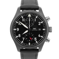 IWC Pilots Watch Chronograph TOP GUN Flyback Black Ceramic 44.5mm IW389001