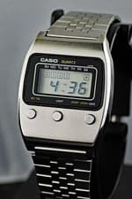 Rare vintage early LCD 1970's Watch Casio 50QS-17 - excellent & working!