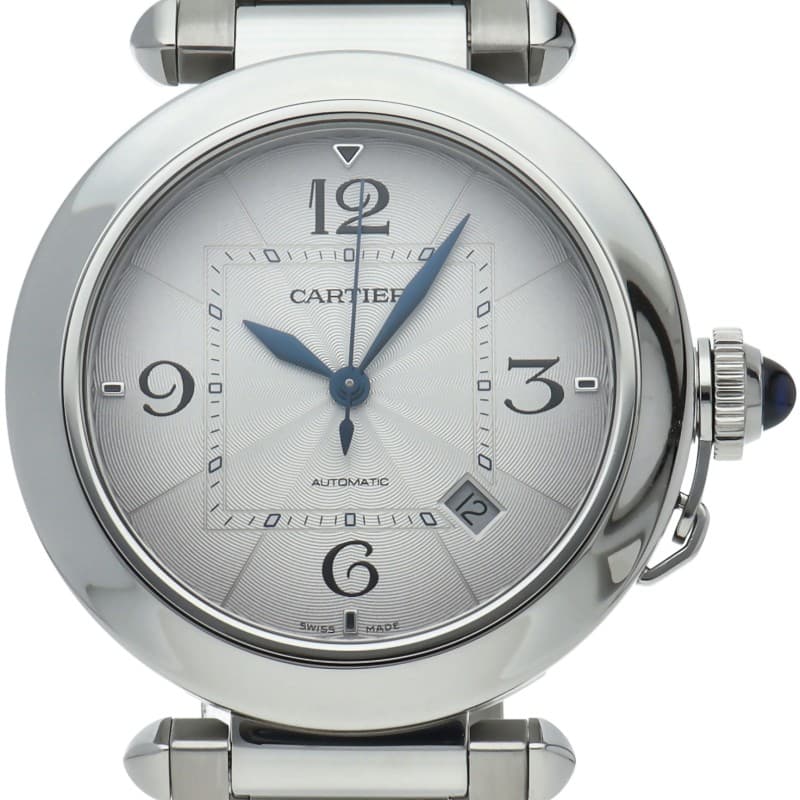 CARTIER Pasha de Cartier Watch 41mm WSPA0009 Stainless Steel mensWatch Silve...