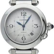 CARTIER Pasha de Cartier Watch 41mm WSPA0009 Stainless Steel mensWatch Silve...