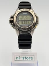 CASIO AIR Divers DEP-700 Titanium Digital Quartz Watch Log Memory JP - Rank B