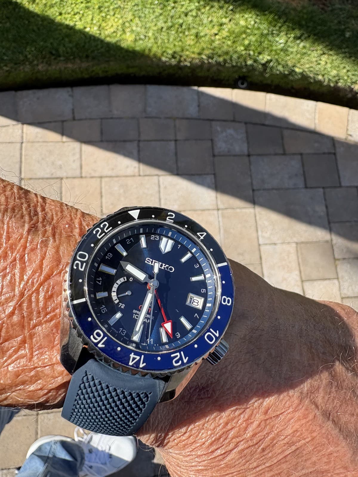 Seiko Prospex LX Titanium Watch - GMT Spring Drive SNR033