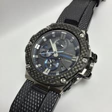 CASIO G-SHOCK GST-B100 Black Watch Tested Good Condition with Scratches