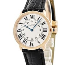 Cartier W1538051 Ronde Louis Cartier Black Men's Watch