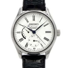Seiko Presage Enamel Dial 6R27 00F0 Power Reserve Date  Case Enamel SS Men s Aut