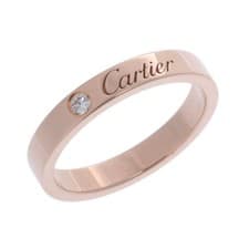 Used Cartier CARTIER B4086450 Ladies Ring K18 Pink Gold PG Diamond from JAPAN
