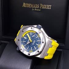 Audemars Piguet Blue 42mm Steel Royal Oak Offshore Diver REF: 15710ST (2018)