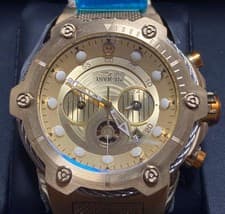 Invicta C3PO Chronograph Limited 1977 Watch Gold Bolt Series Authentic
