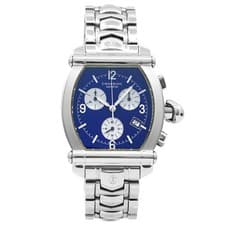 Charriol Watch Colvmbvs Chronograph 060T Blue Dial - Inventory 8727 34mm x 46mm