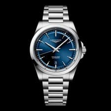 Longines Conquest Automatic Blue Sunburst Dial Stainless Steel Men's Watch 100m