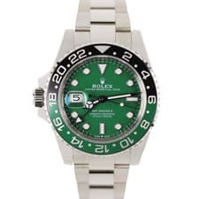 2025 PAPERS Rolex GMT-Master II SPRITE 18k White Gold GREEN 126729VTNR Watch BOX