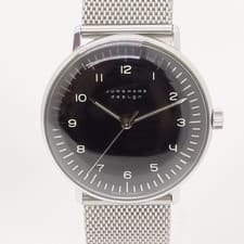 Junghans Max Bill Hand-wound Watch 34mm Stainless Steel Used From Japan