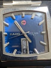 RADO NCC 505 Automatic Watch Navy x Silver Case Size 30mm Water Sealed