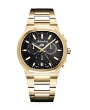 ADRIATICA Men Casual Watch Classic Dress Black Dial Waterproof Swiss Chronograph