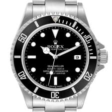 Rolex Seadweller 4000 Black Dial Steel Mens Watch 16600