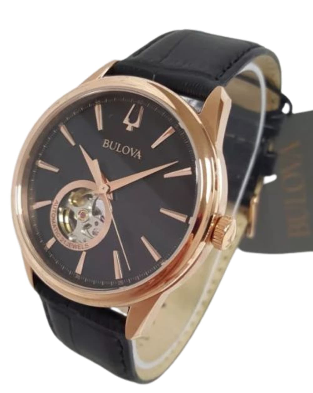 Bulova Men's Automatic Open Heart Watch 97A140