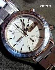 Citizen Speedmaster 67-9313 Chronograph Automatic Working Men's Watch from Japan