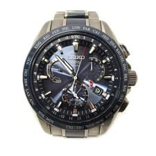 Seiko Astron GPS Solar SBXB043 Men's Watch 40 Timezones Solar Pre-Owned
