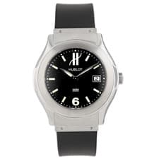 Hublot Elegant MDM Stainless Steel Black Dial 41mm 1910.1 Full Set