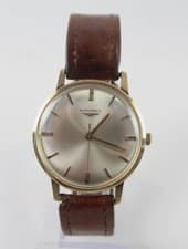 Vintage 1960s Longines 9k Solid Gold Men's Dress Watch 34mm Cal 280 DS&S Baume.