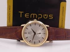 OMEGA DE VILLE PRESTIGE CHRONOMETER 1250050 18KT SOLID GOLD BOX&PAPERS TOP WATCH