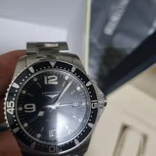 Longines Hydro Conquest Quartz Watch, Rubber Strap, Men’s Official