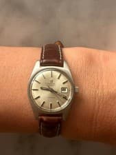 Omega Geneva 1970s Automatic Stainless Steel Watch, Vintage Style, Used