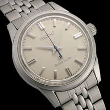 Grand Seiko SBGW005 9S54-0030 37mm Stainless Steel White Dial Leather #SU132