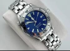 Omega Seamaster Diver 300M Pro Midsize Electric Blue Quartz Watch w box 2063.80