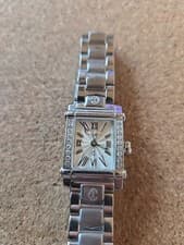 Charriol Columbus CCSTRD2 Diamond Bezel Quartz Women's Watch Used Up To 6.75"