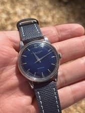 IWC Vintage Watch Rare Blue Dial with IWC bracelet