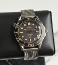 OMEGA Seamaster Diver 300M James Bond 007 No Time To Die NTTD Titanium Complete