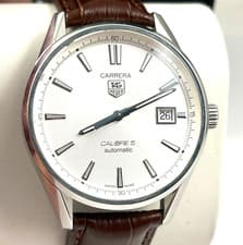 2024 Tag Heuer Carrera Calibre 5 Men Watch Automatic in Exc. Cond. WAR211B