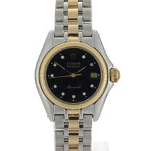 Tudor Monarch 15833 Black Dial 26mm Diamond Gone & Steel Ladies Watch Full Set