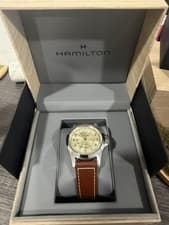 New Hamilton Khaki Field King Auto Beige Dial 40 MM Watch H64455523