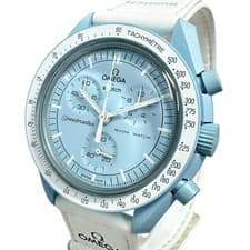 Swatch Mission to Uranus SO33L100 Unused Omega Collaboration Watch Men's Japan