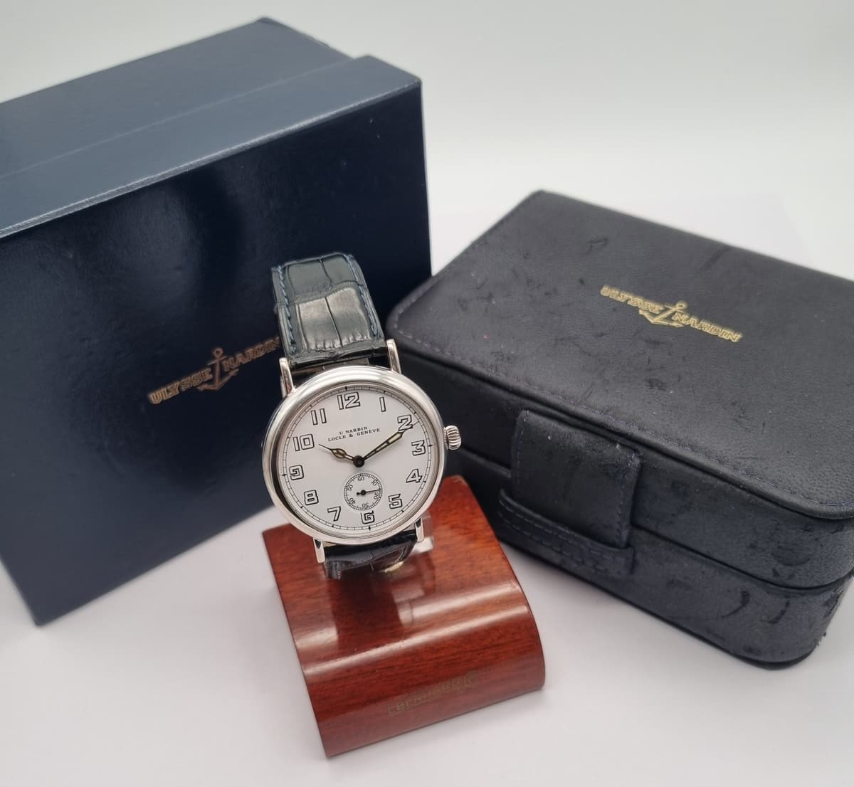 Ulysse Nardin RARE GUARDIA REALE Limited Edition 18 KT White Gold Manual 39 MM