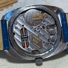 Longines Flagship Ultronic Cal 6312 Vintage Watch with Black Dial and Date