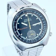 Seiko 6139-7012 Speed Timer Auto 41mm Stainless Original Bracelet