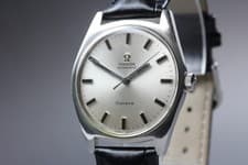 1968 Near MINT OMEGA Geneve 34mm Ref.165.041 Automatic Silver Dial Men's Vintage
