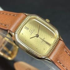 Omega De Ville Ladies Watch Gold Case Movable Condition